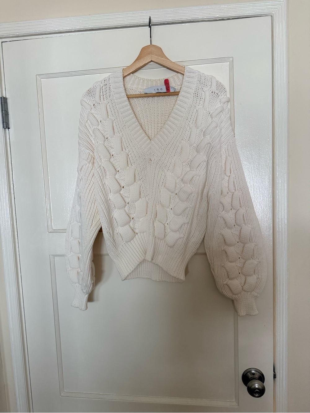 IRO Cable V-Neck Sweater